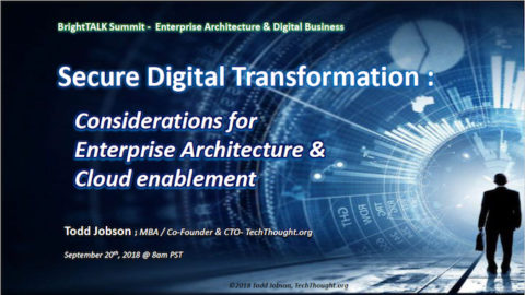 Securing Your Digital Transformation: Considerations for Enterprise Architecture