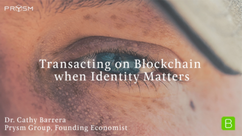 Transacting on Blockchain when Identity Matters