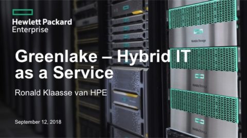 Greenlake &#8211; Hybrid IT as a Service