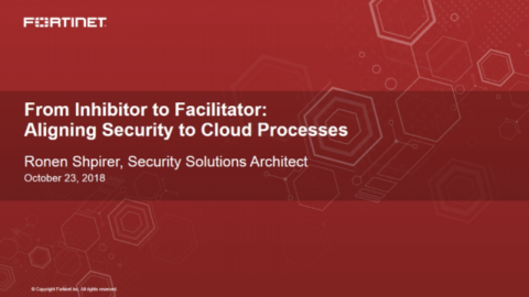 From Inhibitor to Facilitator: Aligning Security to Cloud Processes