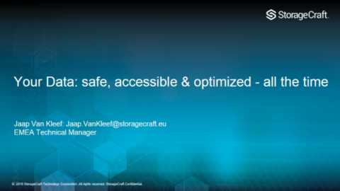 Your Data: Safe, Accessible, and Optimized &#8211; All the Time