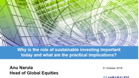 Sustainable Investing in Global Equities &#8211; ESG Summit