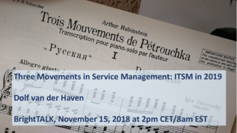 Three Movements in Service Management: ITSM in 2019