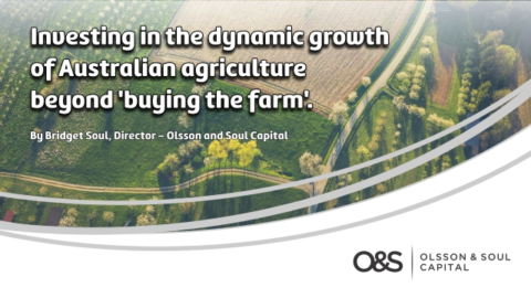 Investing in Australian agriculture beyond &#8216;buying the farm&#8217;