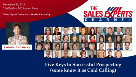 Five Keys to Successful Prospecting (some refer to it as Cold Calling)