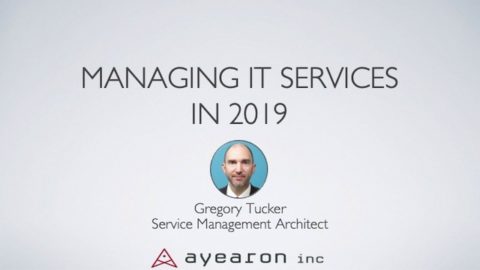 Managing IT Services in 2019