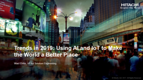 Trends in 2019: Using AI and IoT to Make the World a Better Place