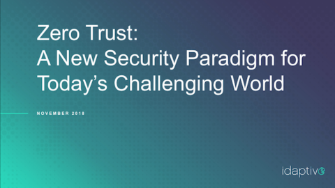 Zero Trust: A New Security Paradigm for Today&#8217;s Challenging World