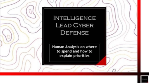 Intelligence Lead Cyber Defense