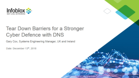 Tear down barriers for a stronger cyber defence with DNS