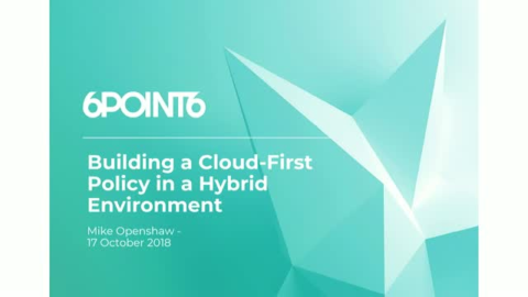 How to Build a Cloud-First Policy in Hybrid &amp; Edge Computing Environments