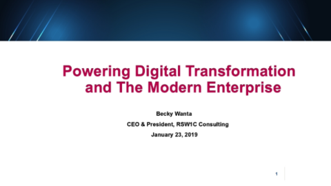 Powering Digital Transformation and the Modern Enterprise