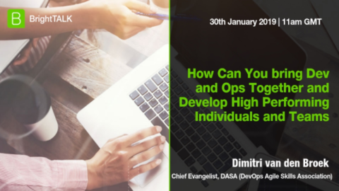 How Can You Bring Dev and Ops Together and Develop High Performing Teams?