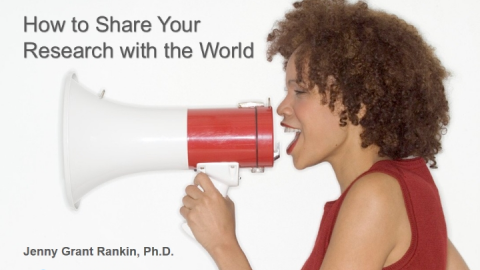 How to Share Your Research with the World