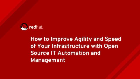 How to improve agility and speed of your infrastructure