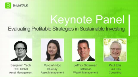 [Webinar Panel]: Evaluating Profitable Strategies in Sustainable Investing