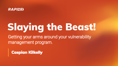 Slaying the Beast! Getting your arms around your vuln management program.