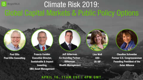 Climate Risk 2019: Global Capital Markets and Public Policy Options
