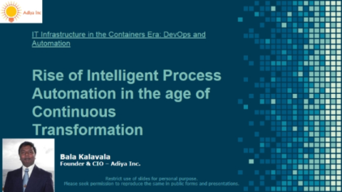 Rise of Intelligent Process Automation in the age of Continuous Transformation