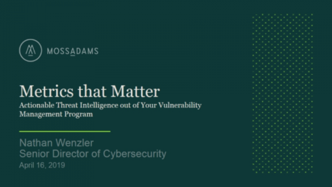 Actionable Threat Intelligence out of Your Vulnerability Management Program