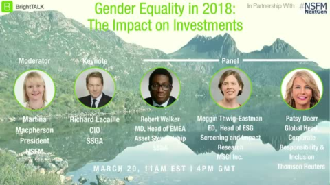 SDG #5:  Gender Equality in 2018: The Impact on Investments