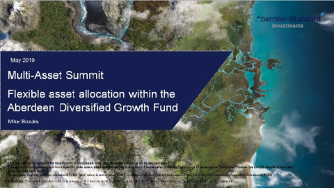 Multi Asset Summit: Flexible asset allocation within the Diversified Growth Fund