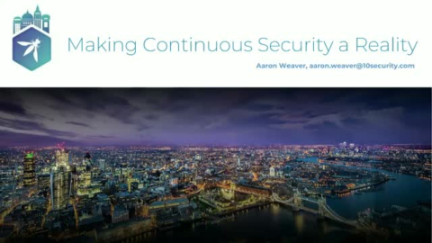 Making Continuous Security in Applications a Reality