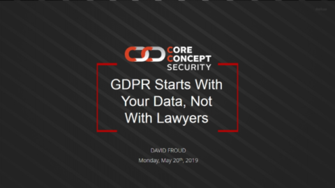 GDPR Starts With Your Data, Not With Lawyers