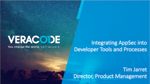 Integrating AppSec into Developer Tools and Processes