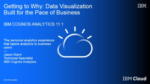 Getting to Why: Data Visualization Built for the Pace of Business