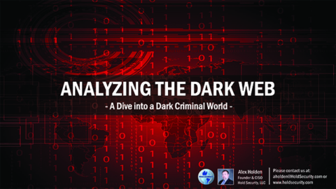 Analyzing the Dark Web &#8211; A Dive into a Dark Criminal World