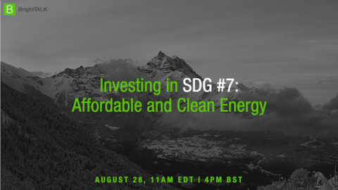 Investing in SDG #7: Affordable and Clean Energy