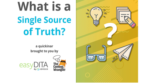 [Quickinar] What is a single source of truth?