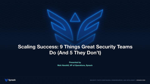 Scaling Success: 9 Things Great Security Teams Do (and 5 They Don&#8217;t)