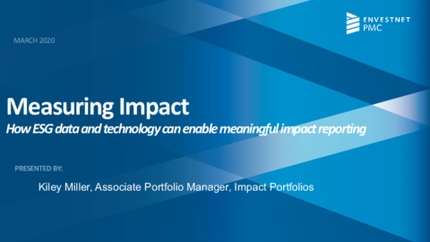 Measuring Impact: How ESG data &#038; technology can enable real impact reporting