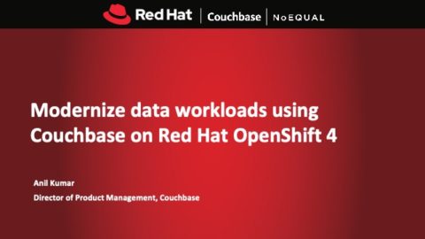 Modernize data workloads using Couchbase on Red Hat OpenShift
