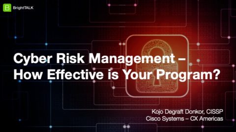 Cyber Risk Management &#8211; How Effective is Your Program?