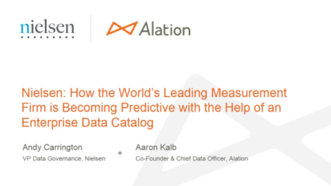 How Nielsen is Becoming Predictive with the Help of an Enterprise Data Catalog