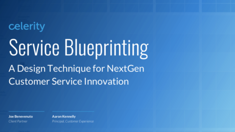 Service Blueprinting: A Design Technique for NextGen Customer Service Innovation