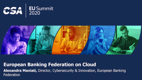 European Banking Federation on Cloud