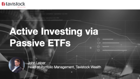 Active Investing via Passive ETFs