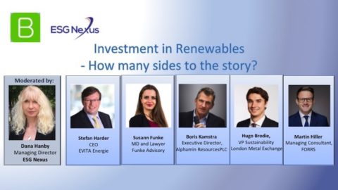 Investment in renewables &#8211; How many sides to the story?