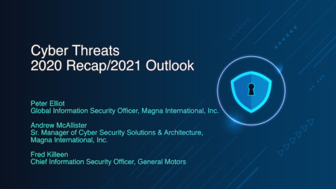 Cyber Threats – 2020 Recap/2021 Outlook