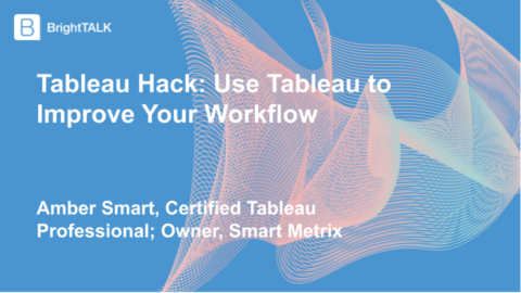 Tableau Hack: Use Tableau to Improve Your Workflow