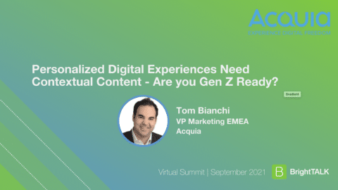 Personalised Digital Experiences need Contextual Content- Are you Gen Z ready?