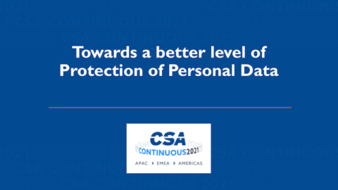 Towards a Better Level of Protection of Personal Data