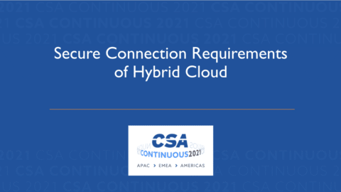 Secure Connection Requirements of Hybrid Cloud