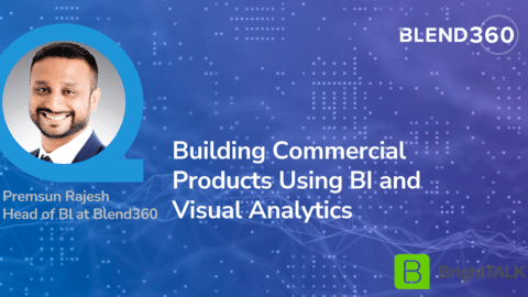 Building Commercial Products using BI and Visual Analytics