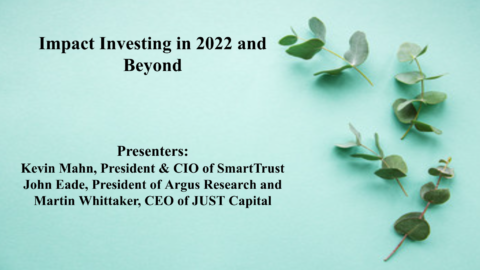 Impact Investing in 2022 and Beyond
