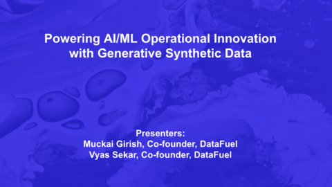 Powering AI/ML Operational Innovation with Generative Synthetic Data